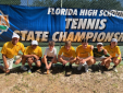 Boys Varsity Tennis Falls in State Quarterfinal to 4x Champs