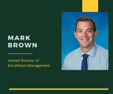 Mark Brown named Director of Enrollment Management