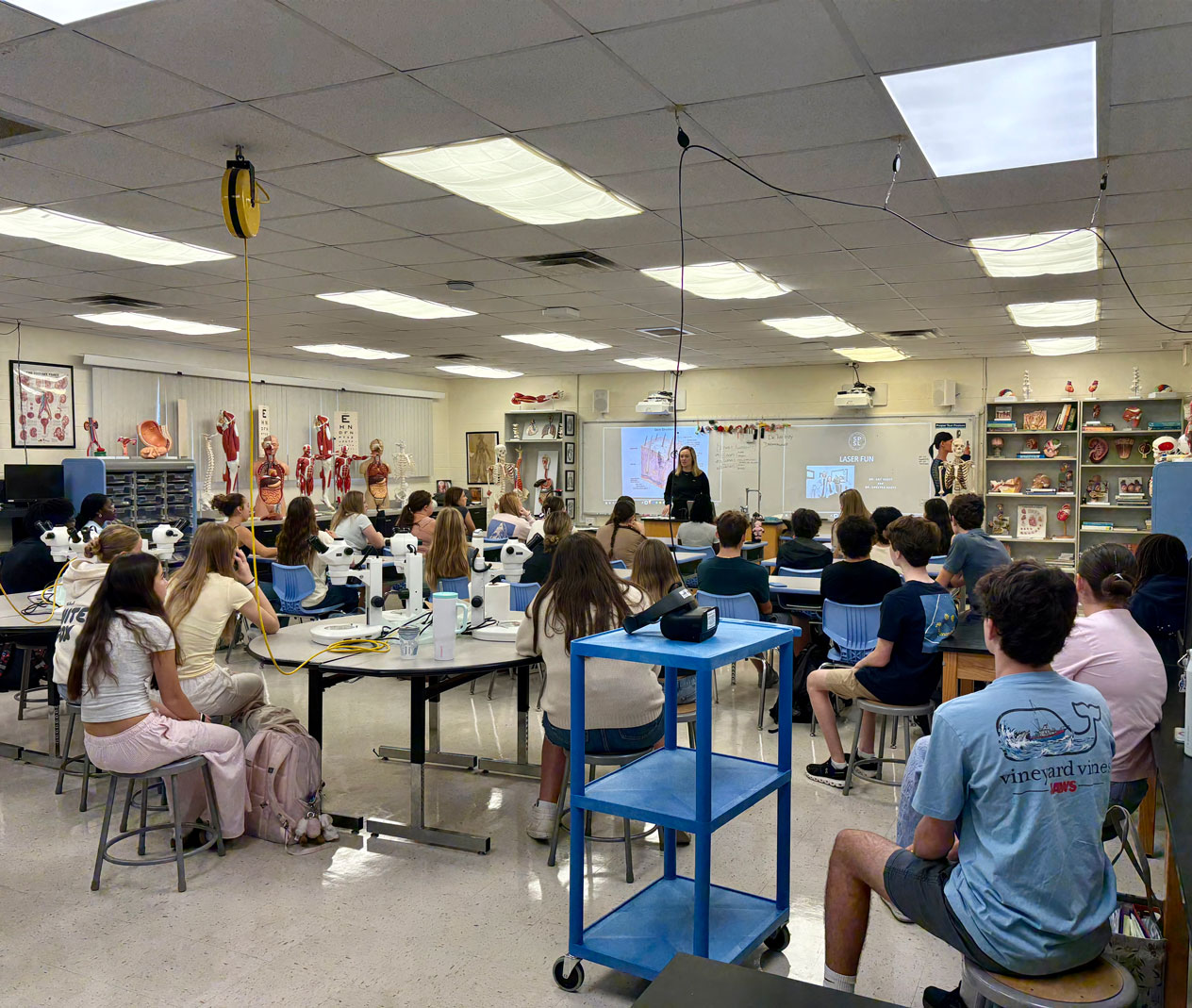 Dr. Kat Kesty speaks at Shorecrest
