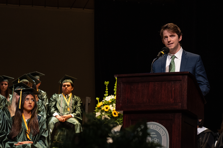 Jackson Willis Alumni Graduation speaker 