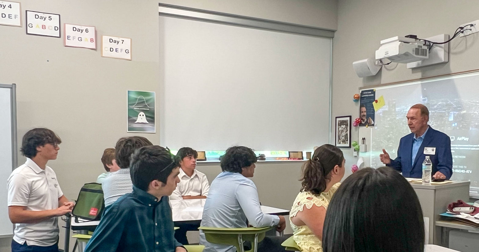 Alesia at Career Day