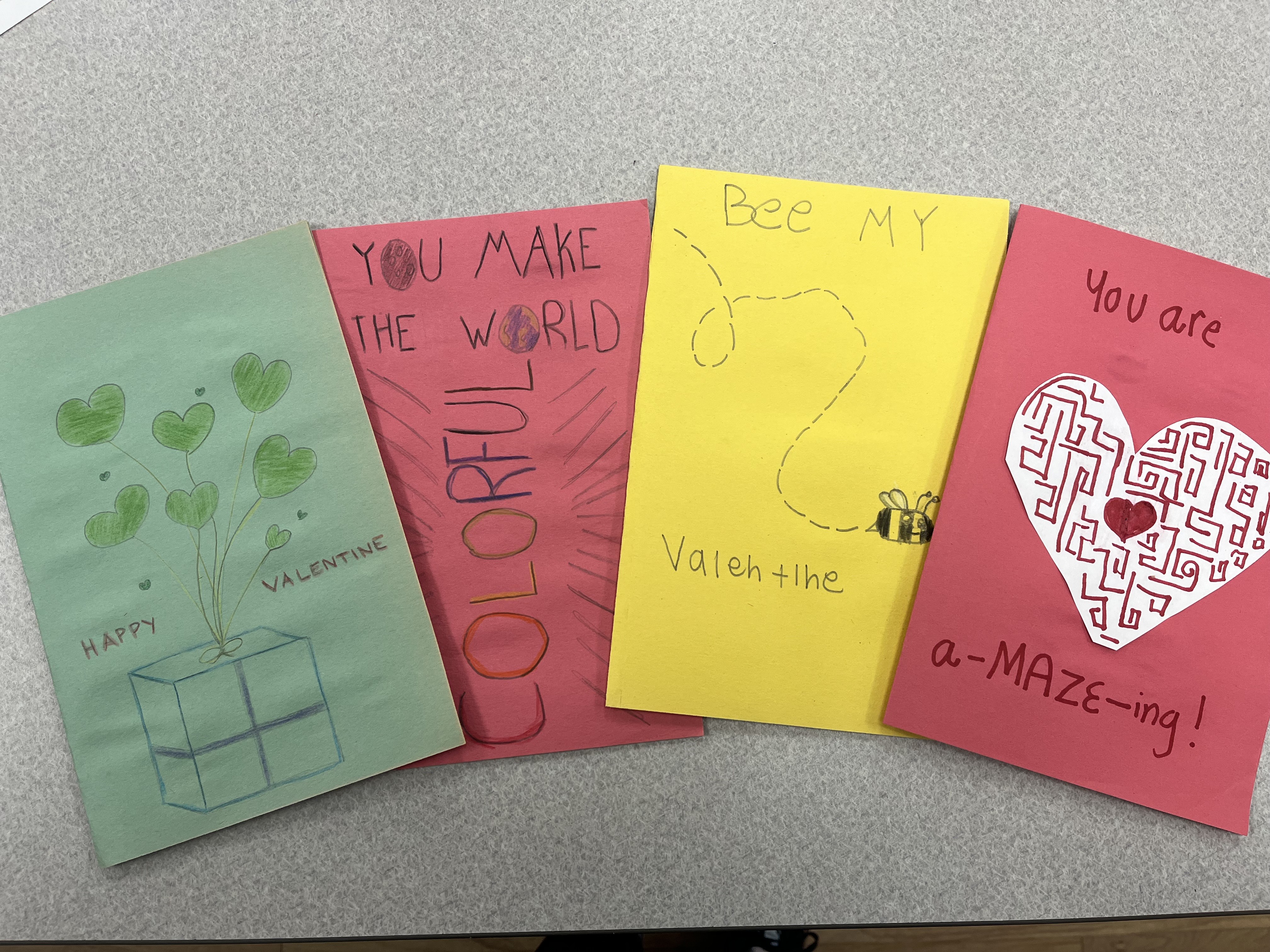 Florida junior high student valentines